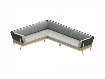 MARCELLA - Modular teak garden sofa by Traditional Teak - view 3
